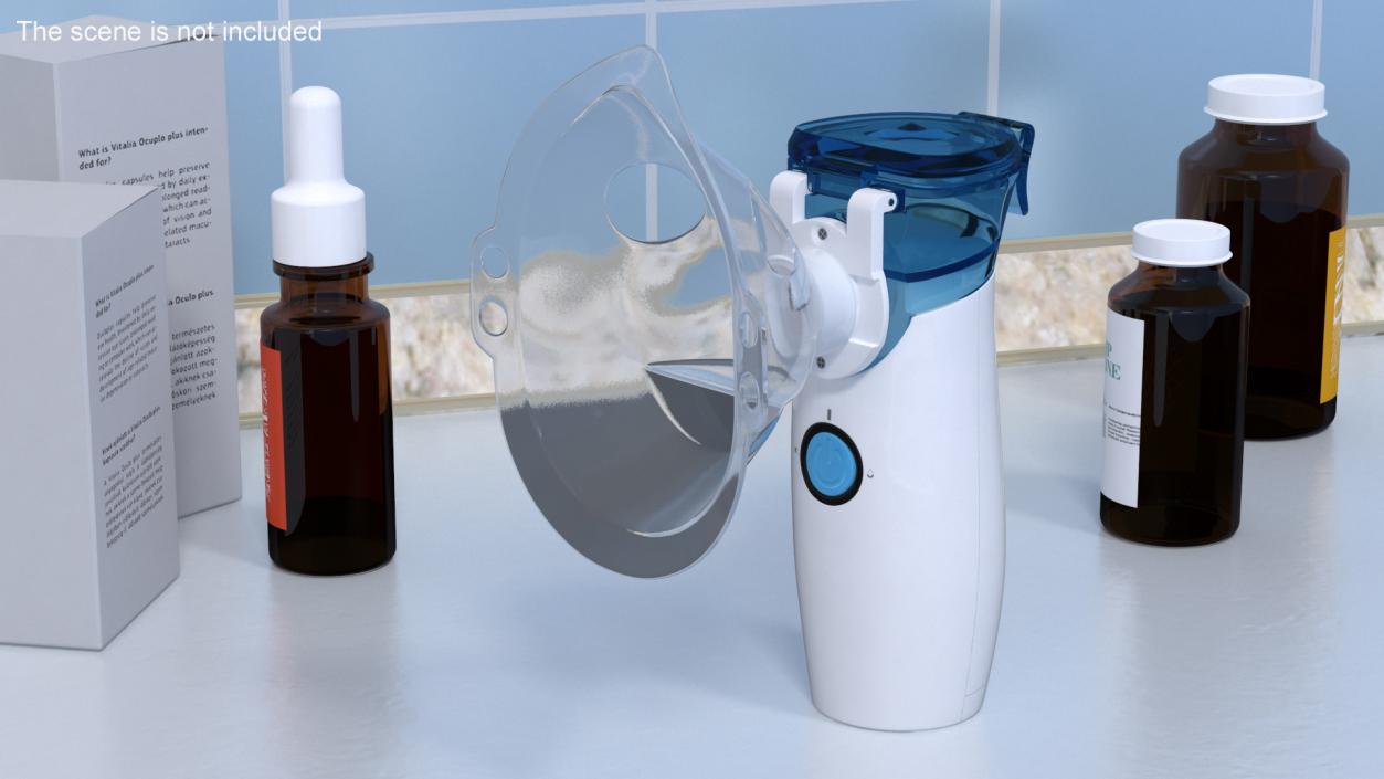 3D Portable Nebulizer with Mask Inhaler