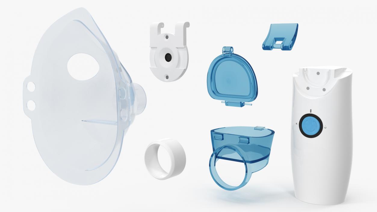 3D Portable Nebulizer with Mask Inhaler