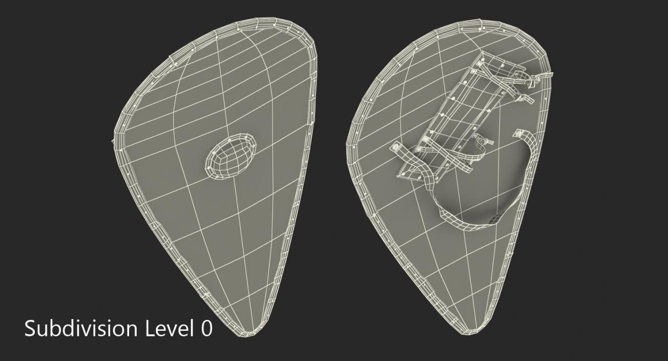 3D Norman Shield model