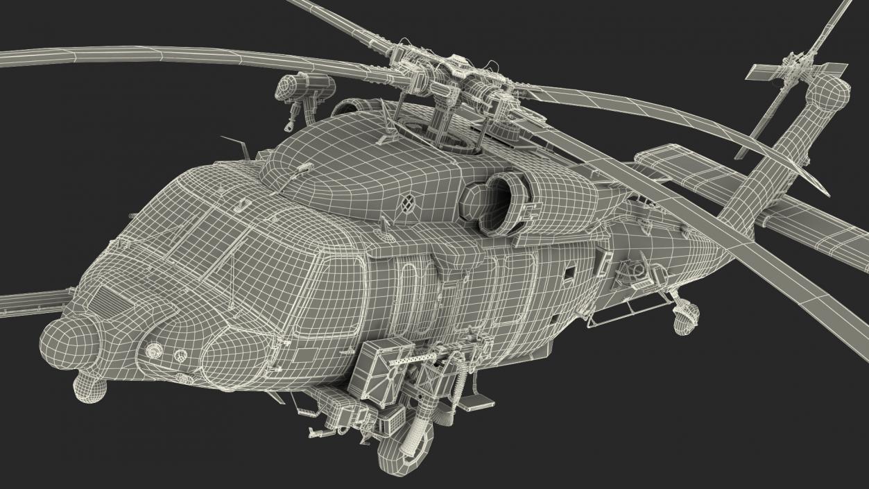 3D model Sikorsky HH60 Pave Hawk Desert