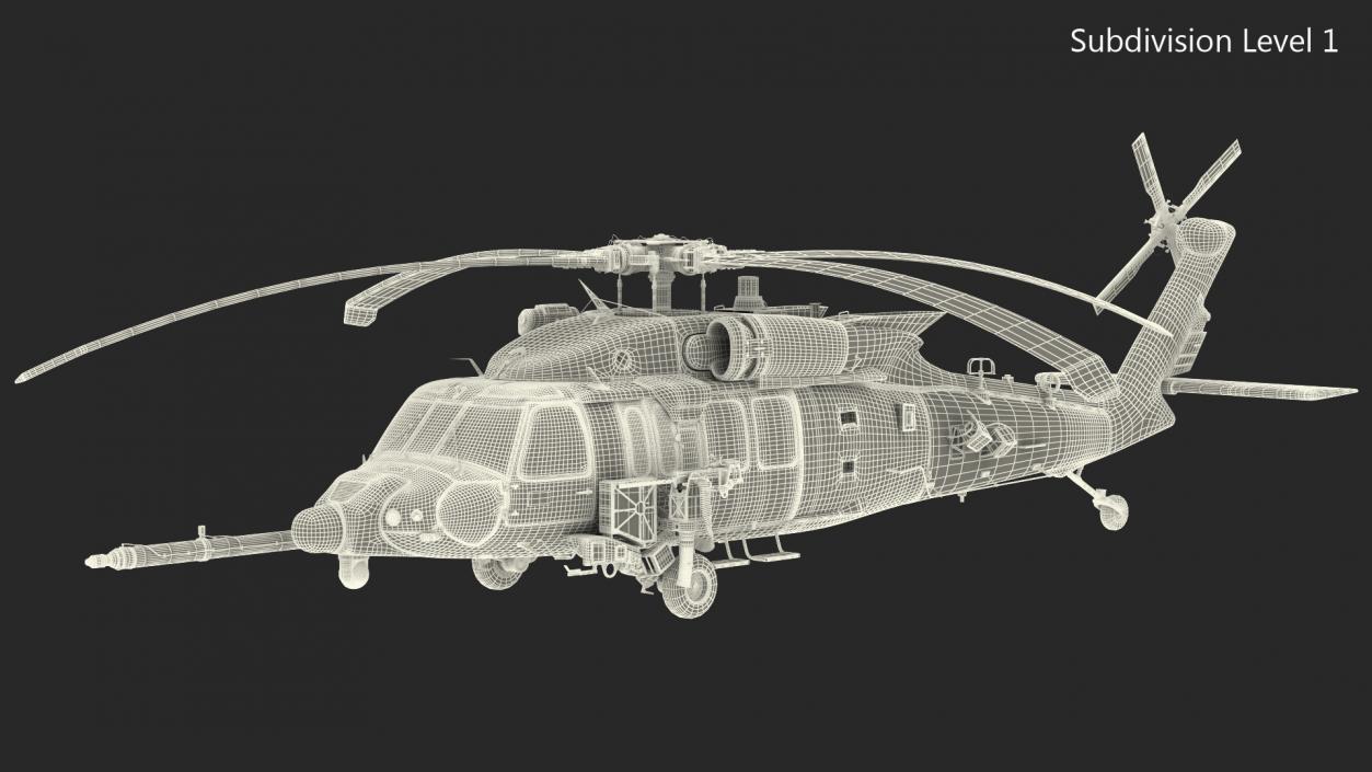 3D model Sikorsky HH60 Pave Hawk Desert