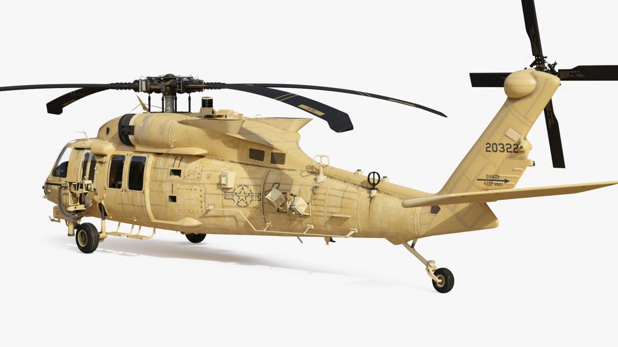 3D model Sikorsky HH60 Pave Hawk Desert