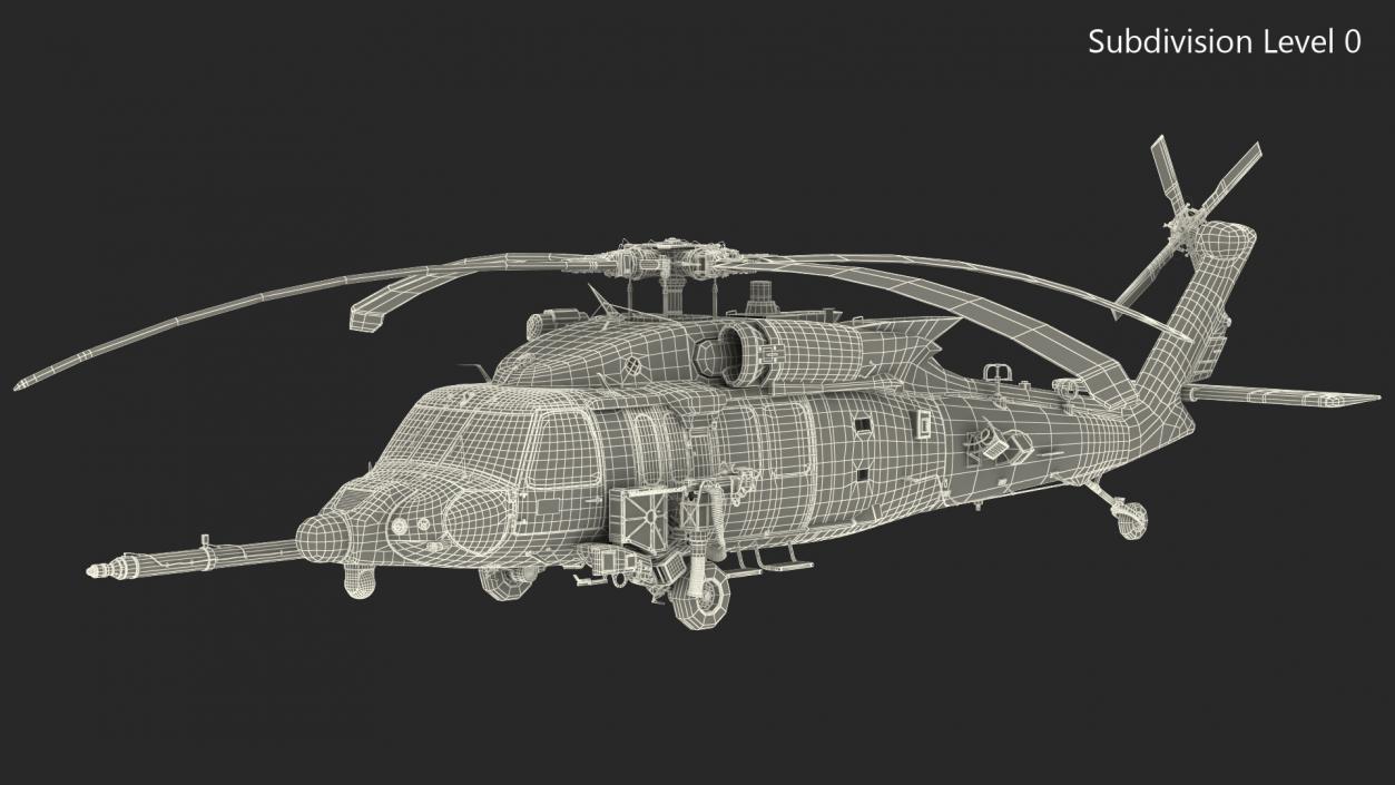 3D model Sikorsky HH60 Pave Hawk Desert