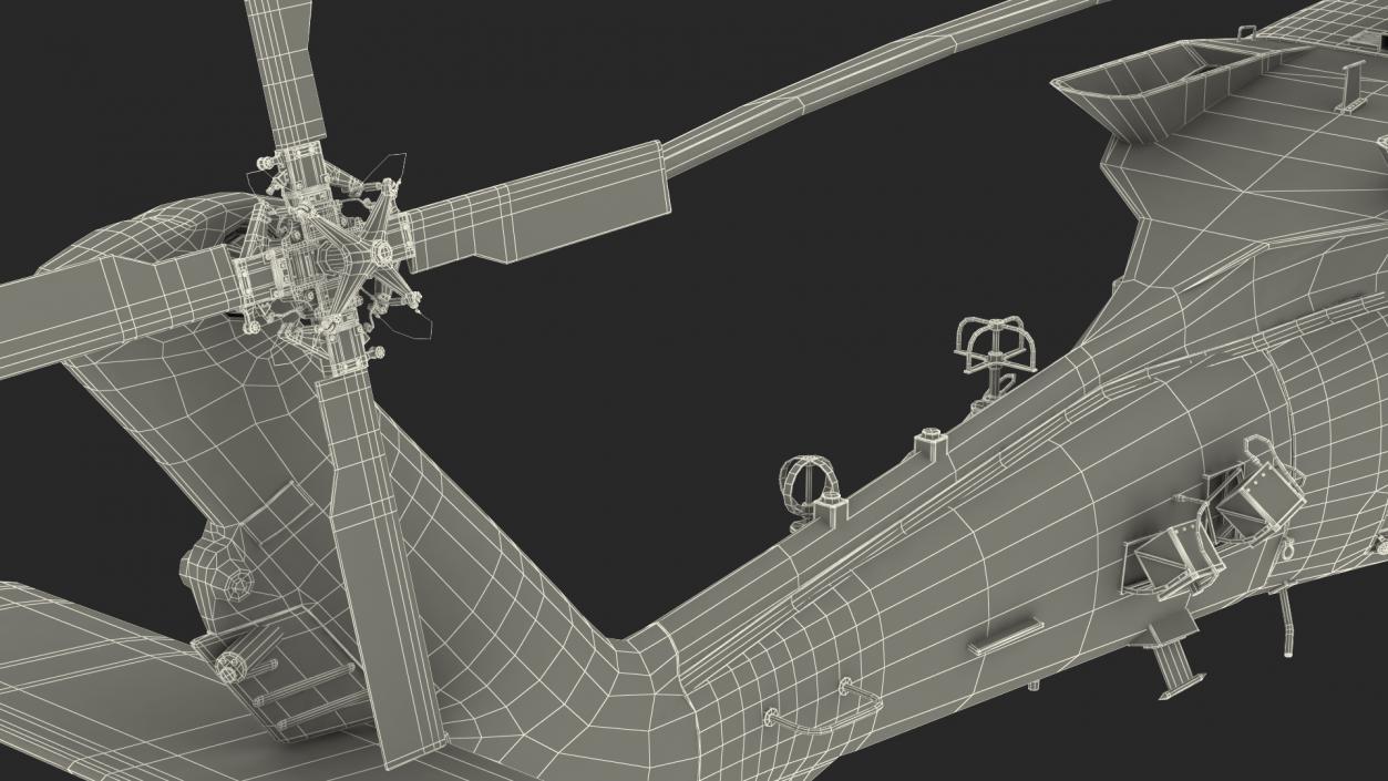 3D model Sikorsky HH60 Pave Hawk Desert