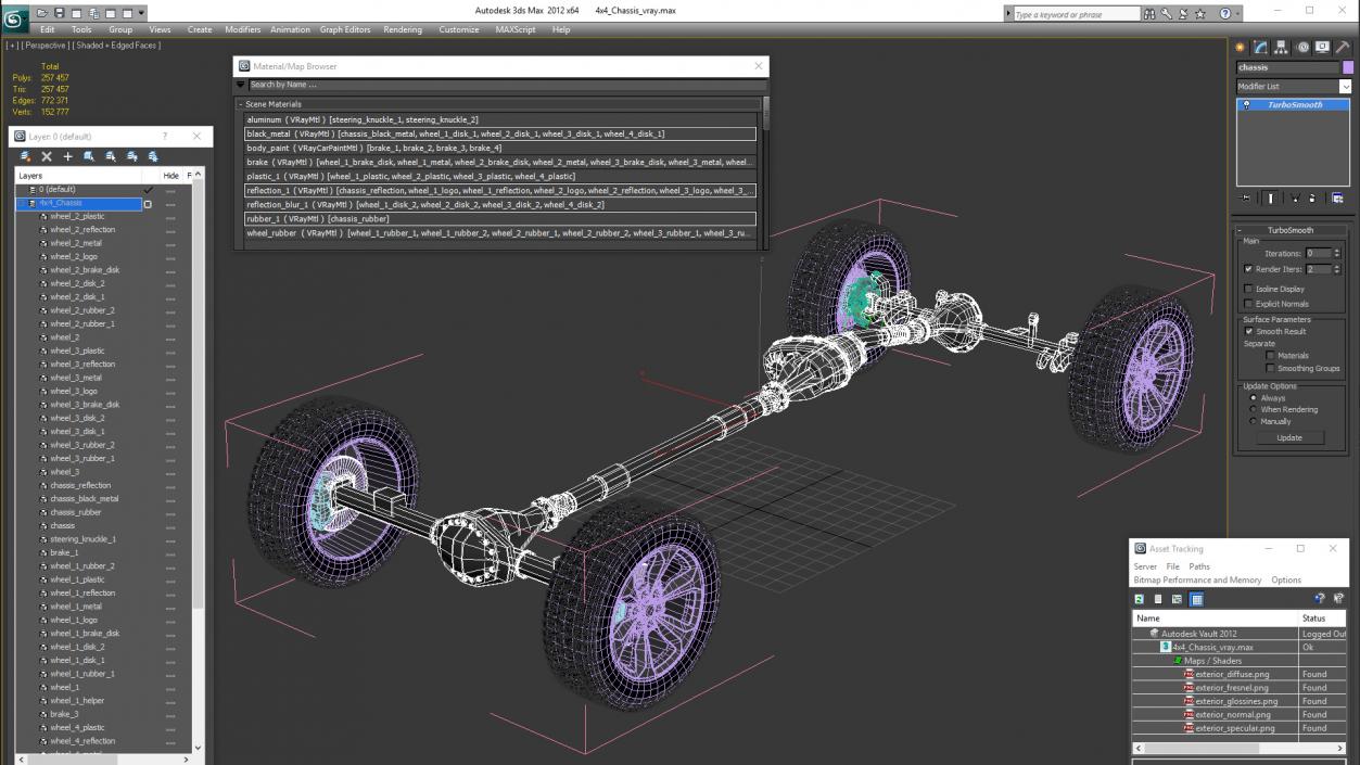 3D 4x4 Chassis