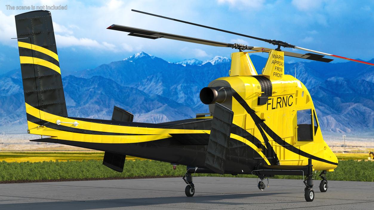 Kaman K Max Medium Lift Helicopter 3D model