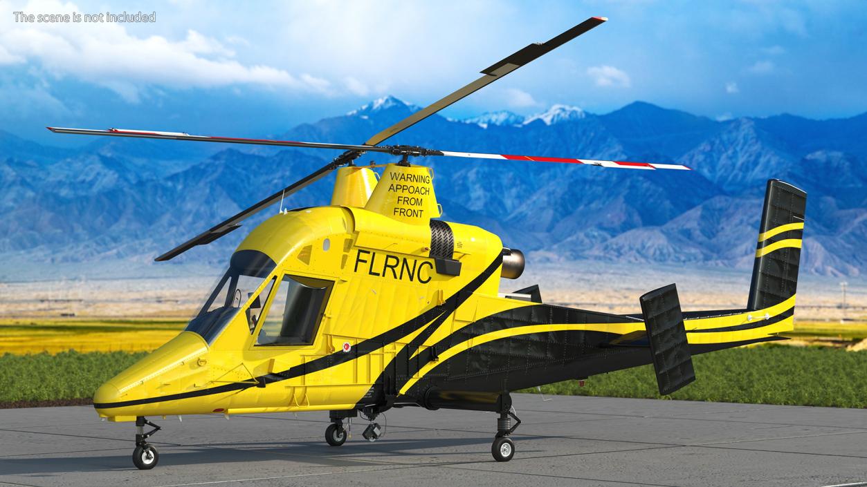 Kaman K Max Medium Lift Helicopter 3D model