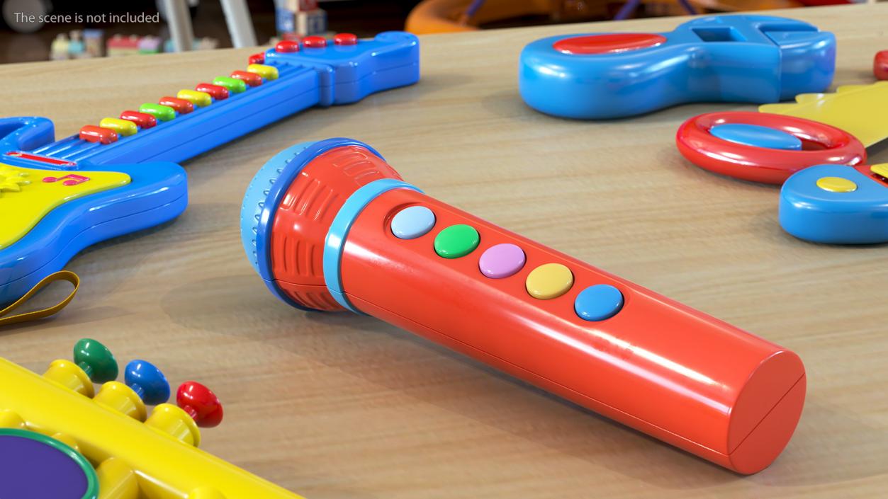 3D model Musical Toy  Instruments Collection