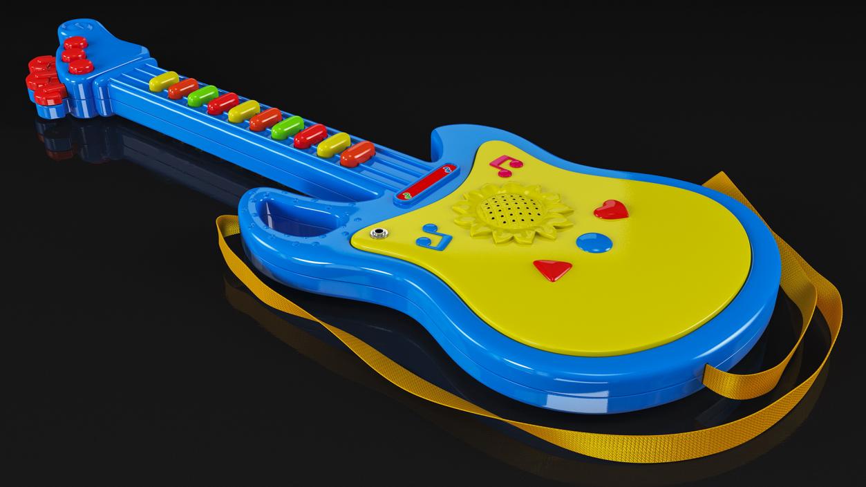 3D model Musical Toy  Instruments Collection