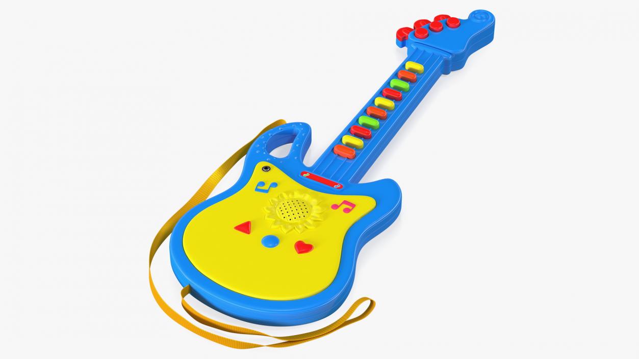 3D model Musical Toy  Instruments Collection