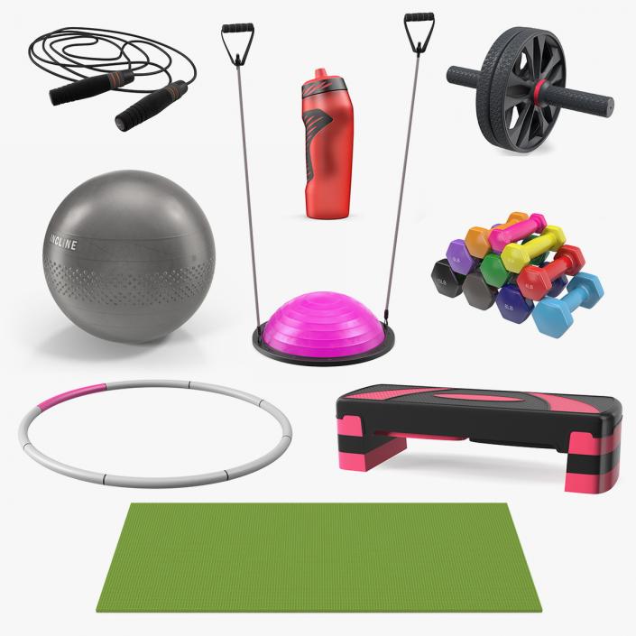 3D model Fitness Equipment Collection 5