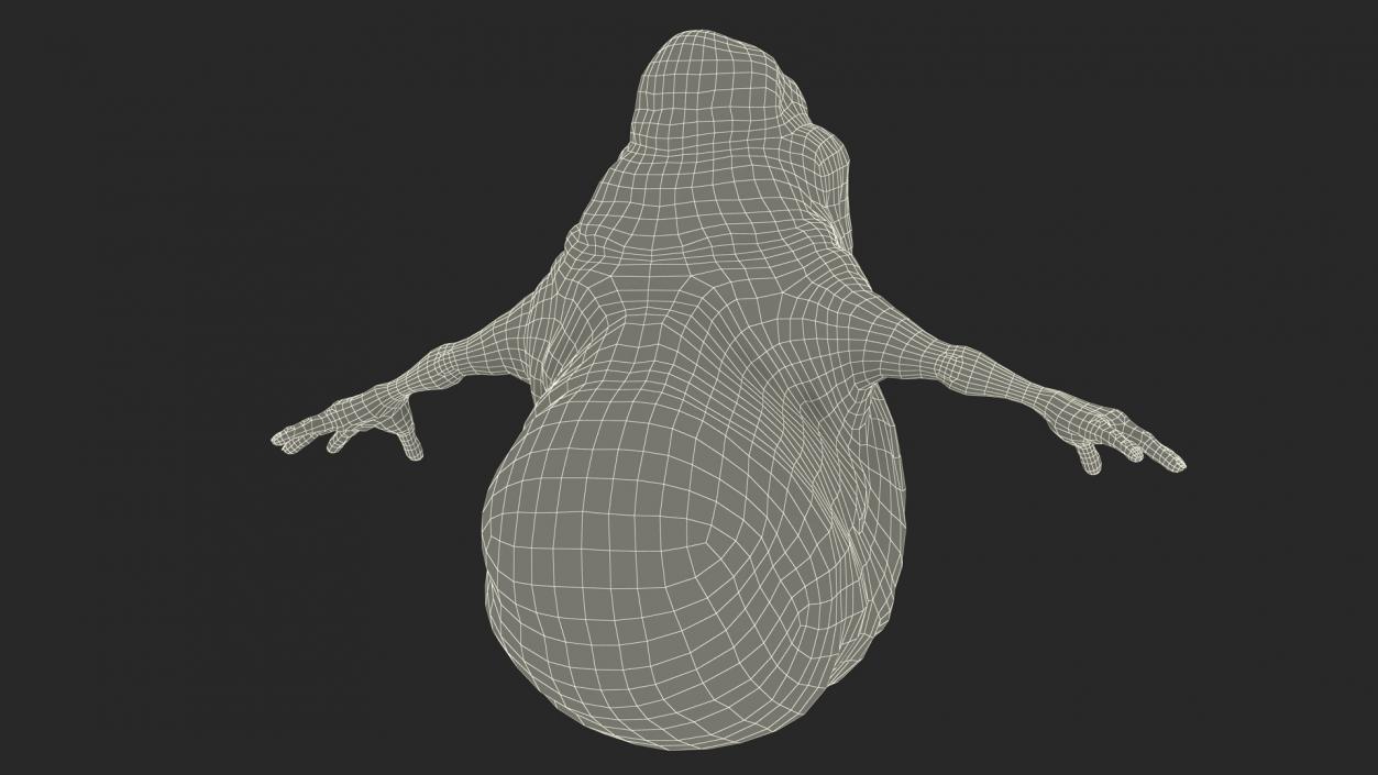 Slimer Ghost Character Rigged 3D model