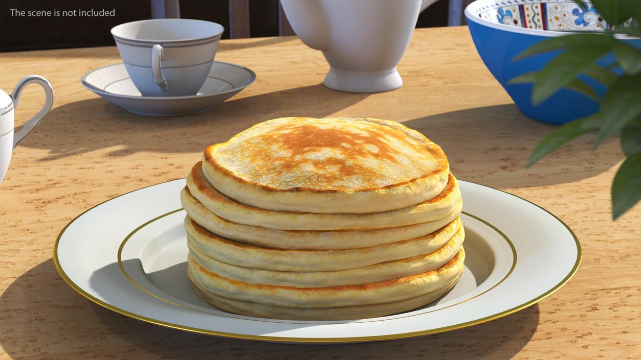 Seven Pancakes 3D model