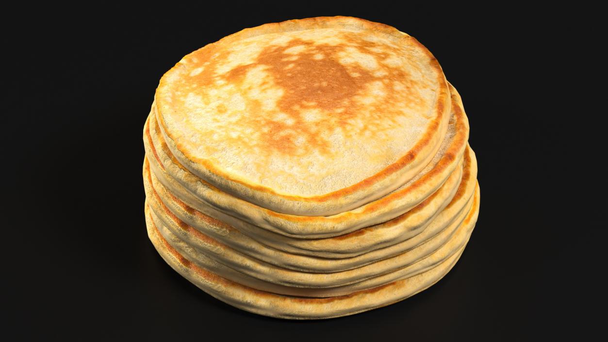 Seven Pancakes 3D model