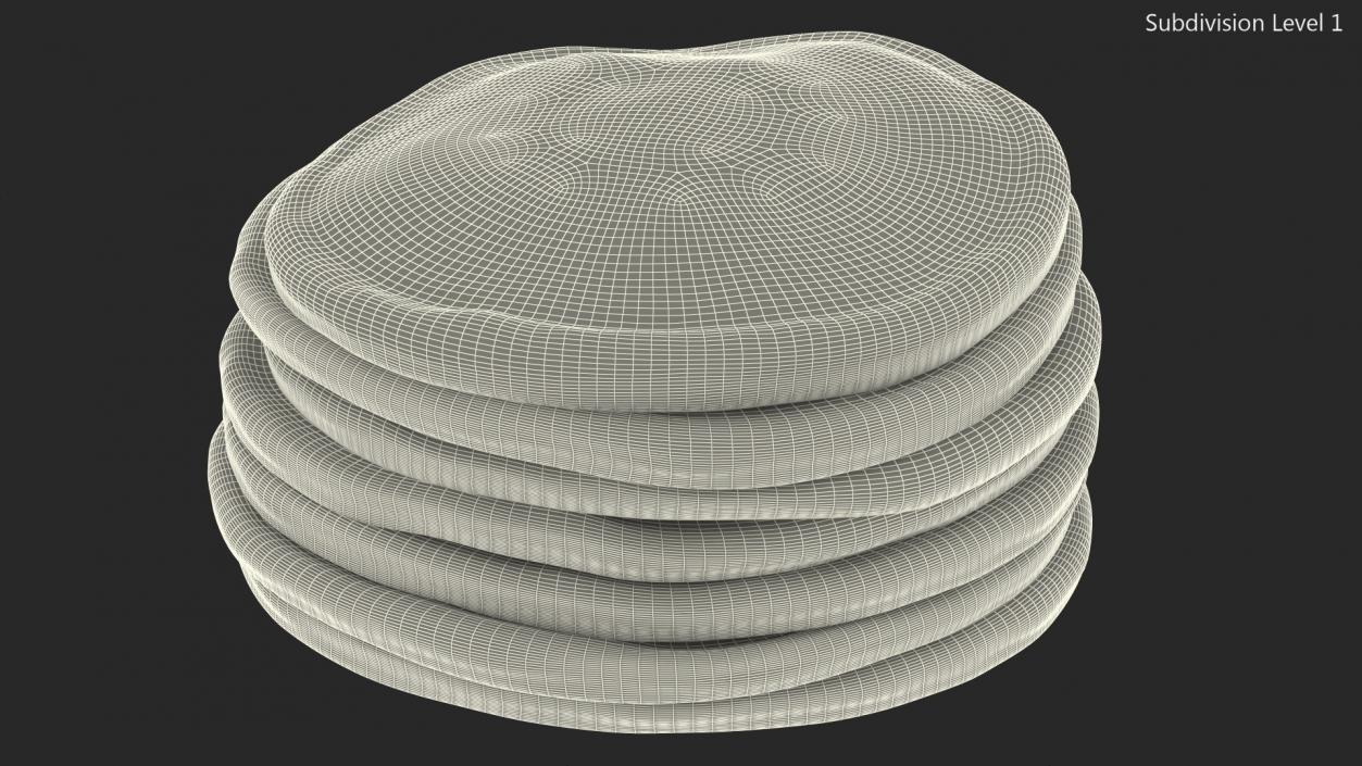 Seven Pancakes 3D model