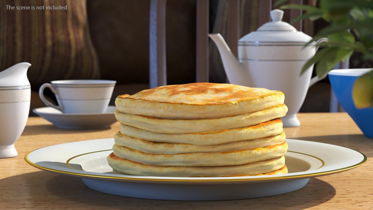 Seven Pancakes 3D model