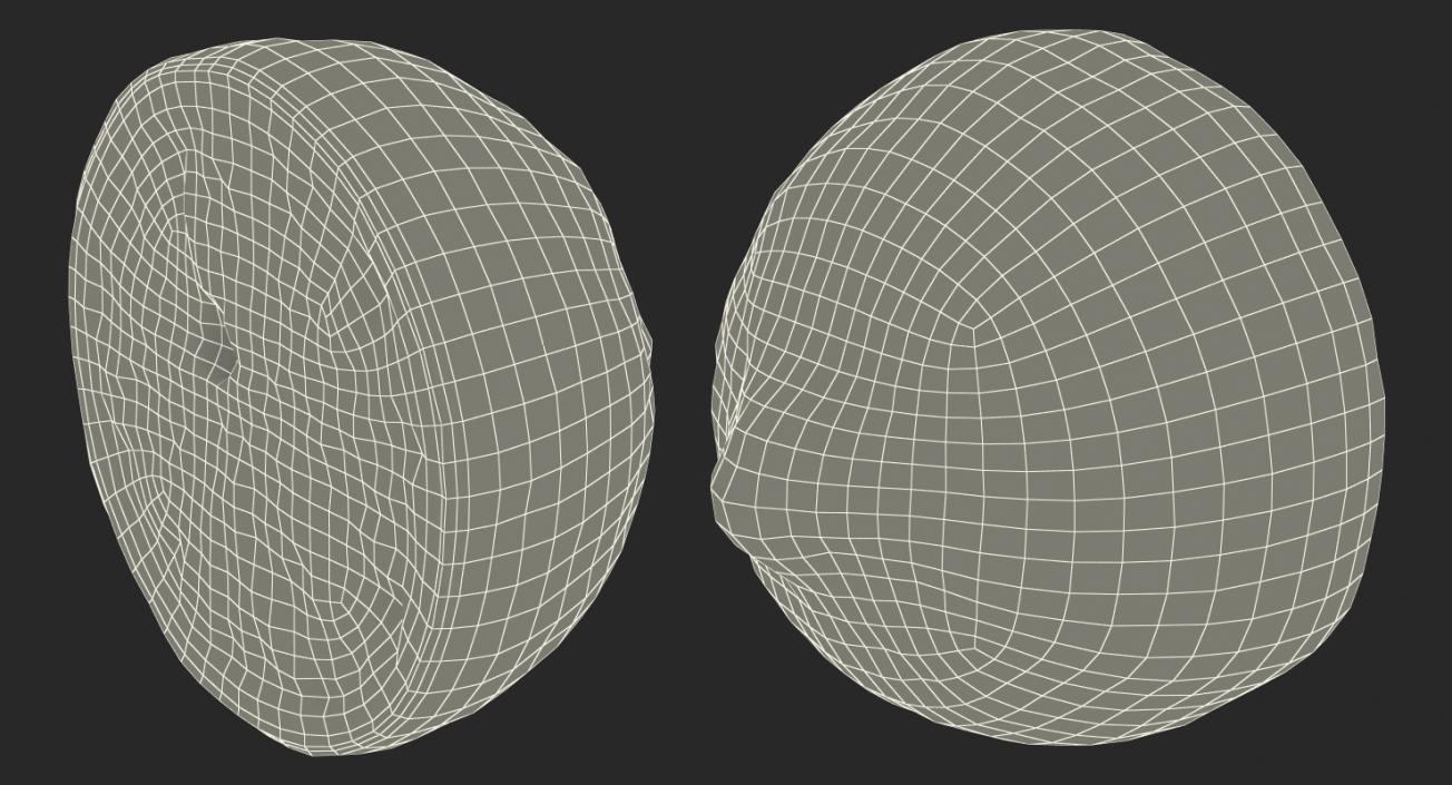 3D Cross Section Fruits Collection 6 model