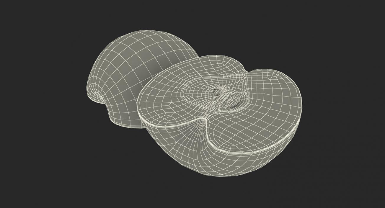 3D Cross Section Fruits Collection 6 model