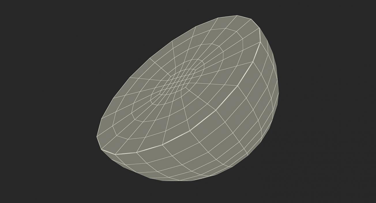 3D Cross Section Fruits Collection 6 model