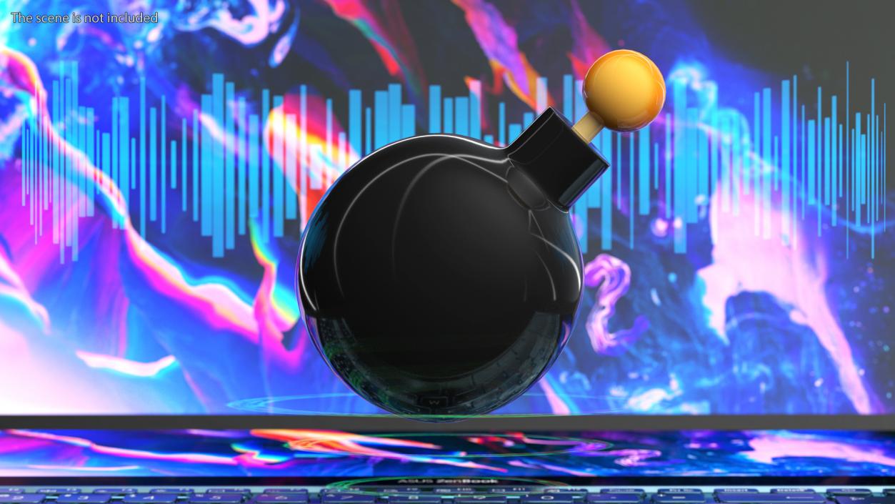 3D model Bomb Emoji