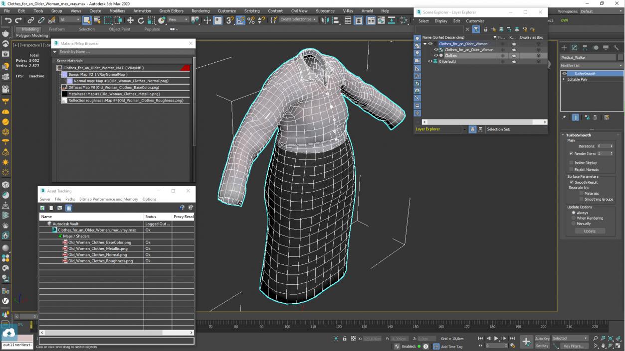 3D Clothes for an Older Woman