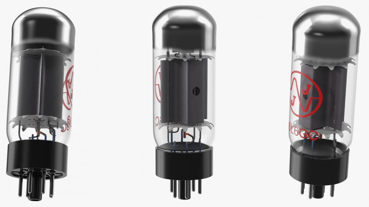 JJ Electronics Vacuum Tube 6L6GC 3D