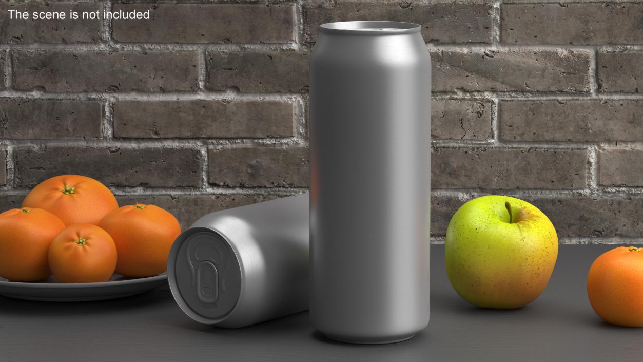 Aluminum Beverage Can 0 5 L 3D