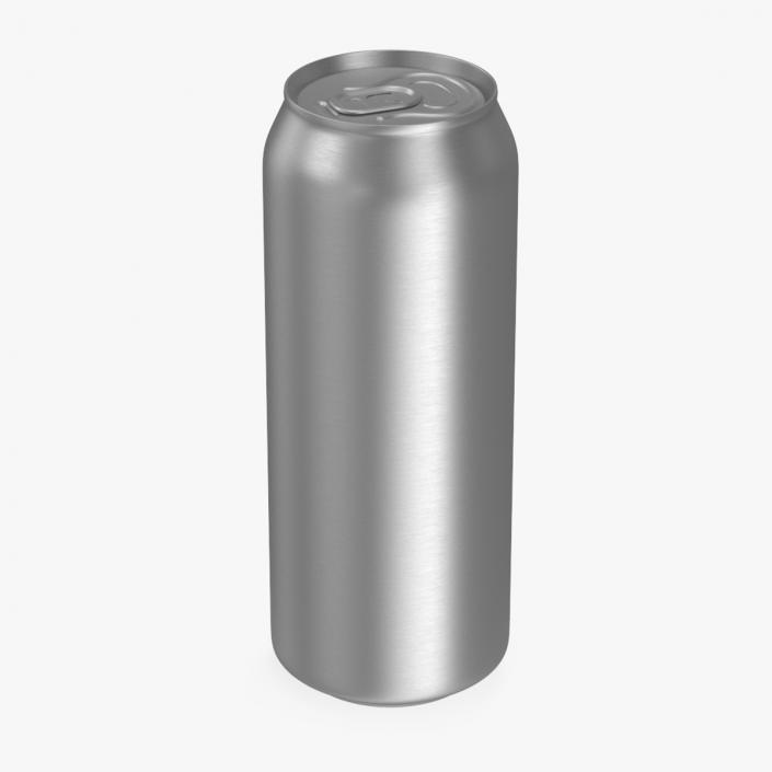 Aluminum Beverage Can 0 5 L 3D