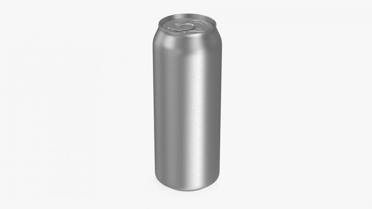 Aluminum Beverage Can 0 5 L 3D