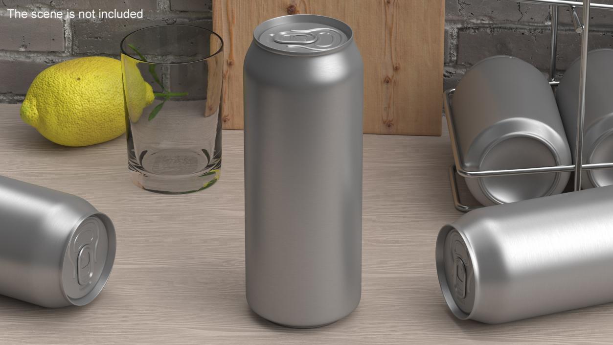 Aluminum Beverage Can 0 5 L 3D