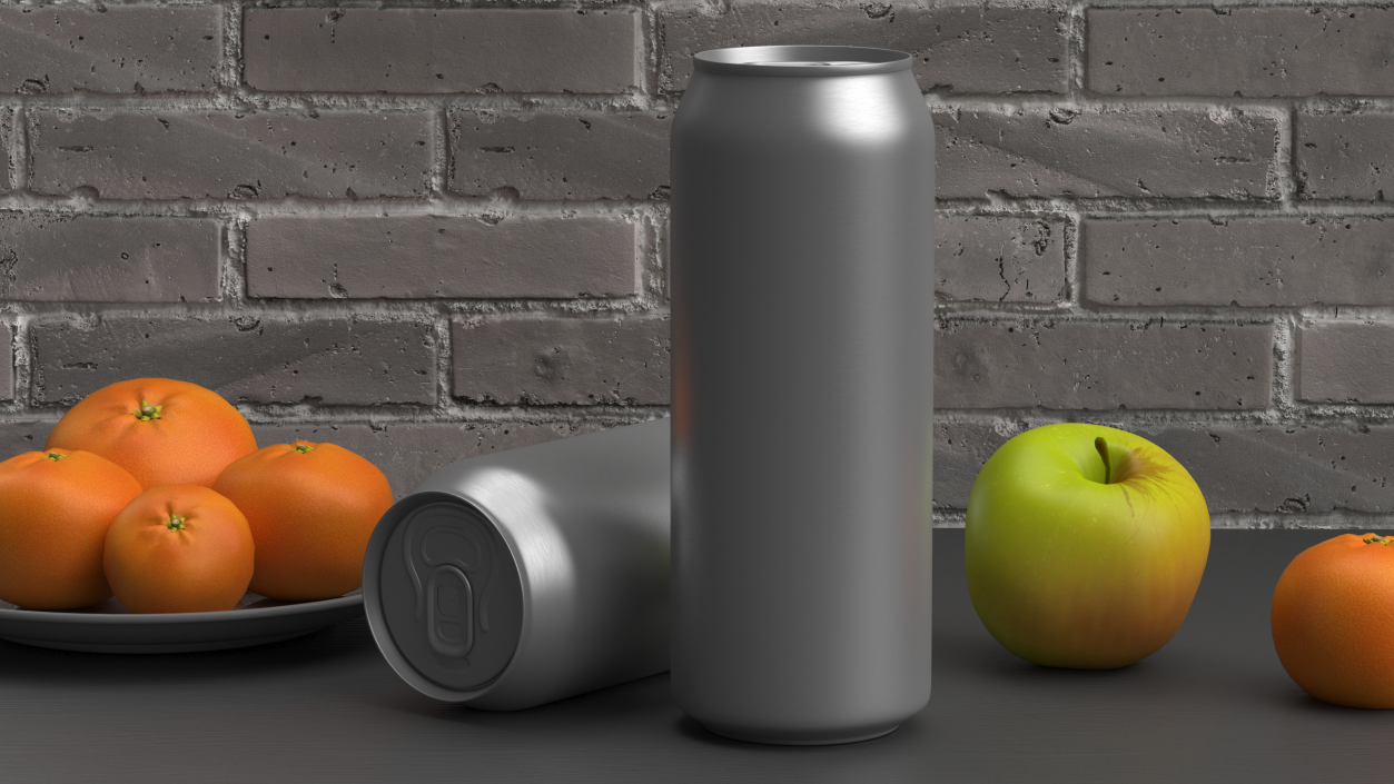 Aluminum Beverage Can 0 5 L 3D