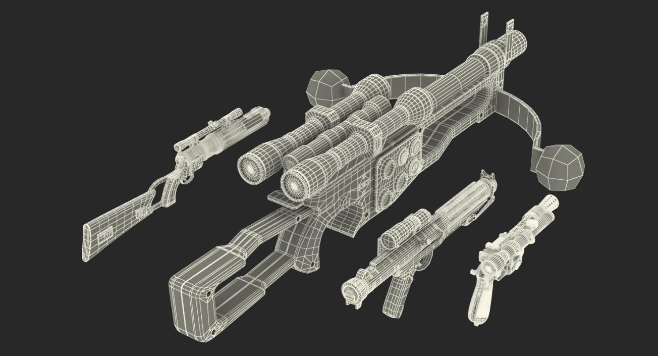 3D model Star Wars Weapons Collection 2