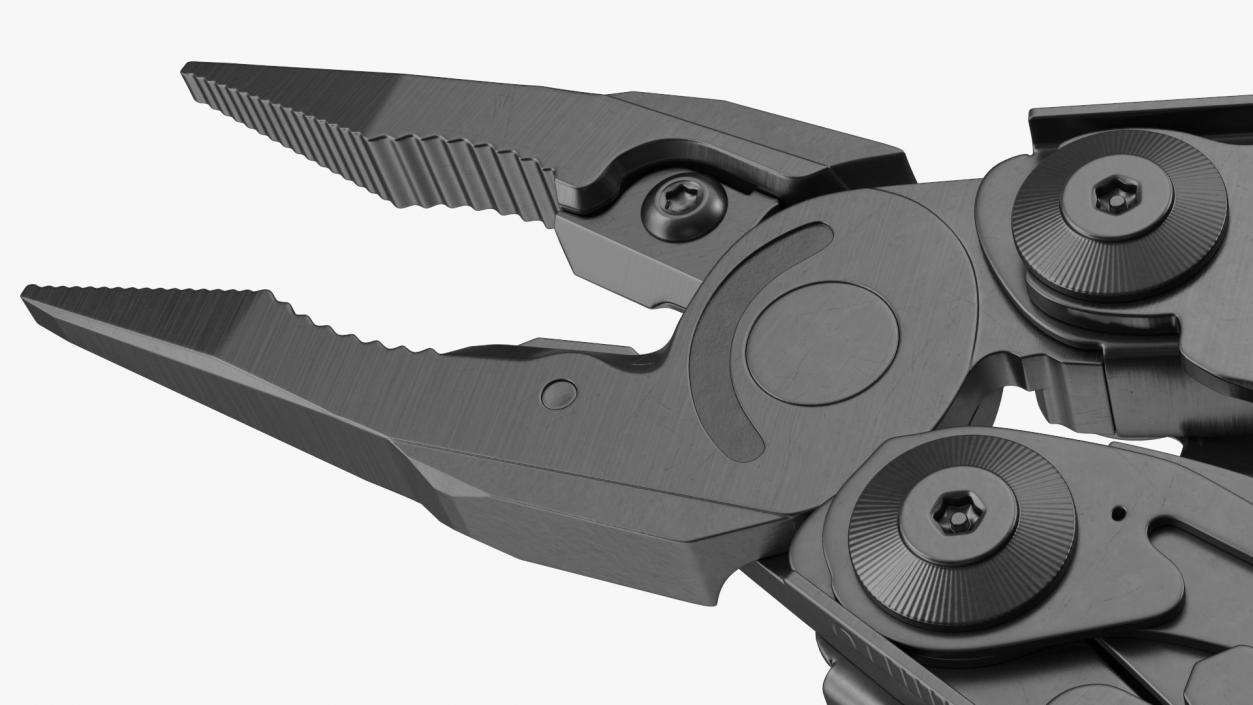 Multitool Black Rigged 3D