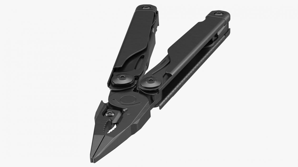 Multitool Black Rigged 3D