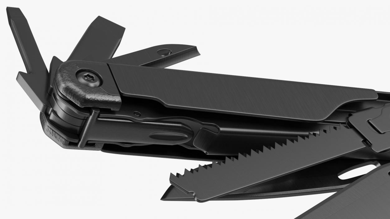 Multitool Black Rigged 3D