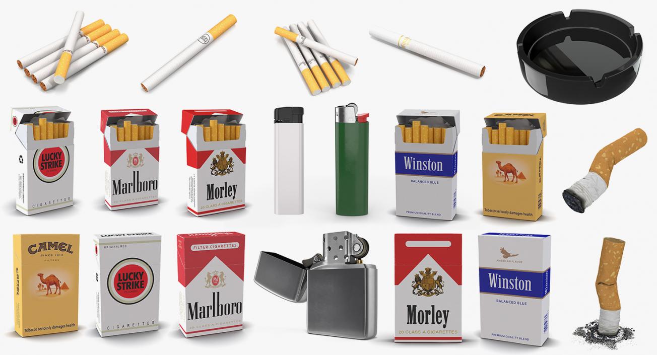 3D Smoking Collection model