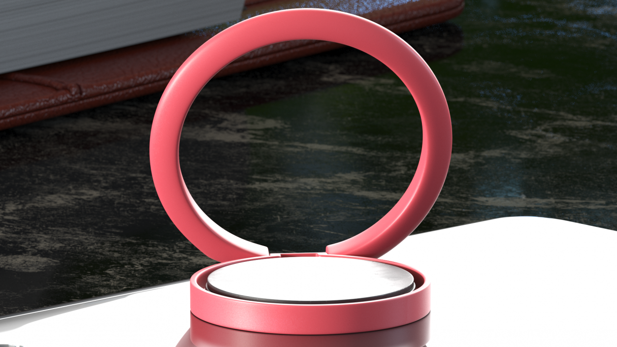 3D Red Finger Ring Phone Holder model