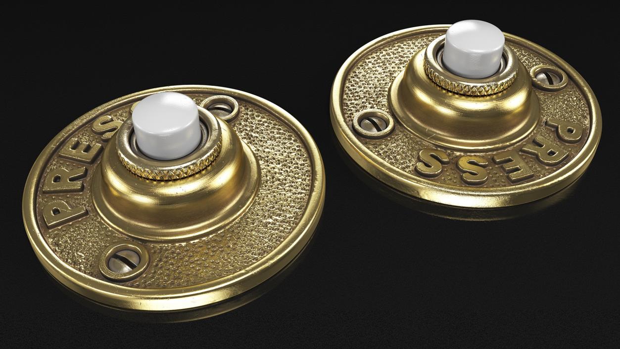 Doorbell Buttons Collection 3D