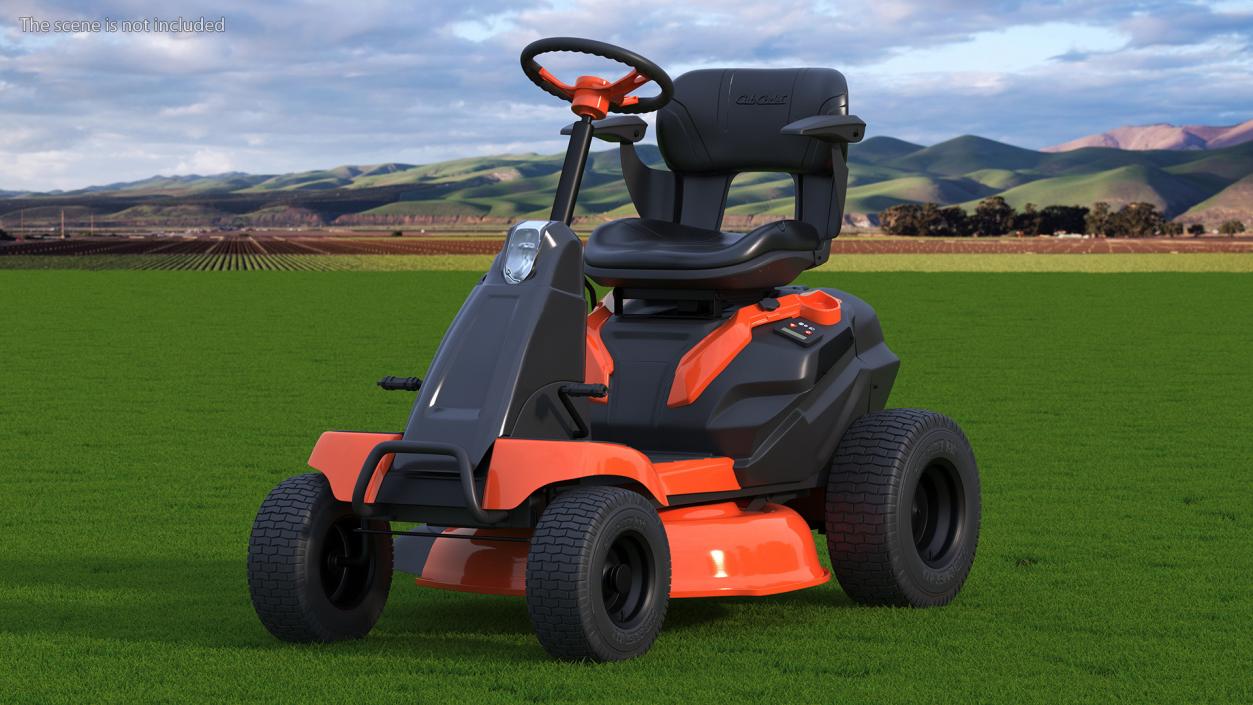 Mobile Lawn-Mower Orange 3D model