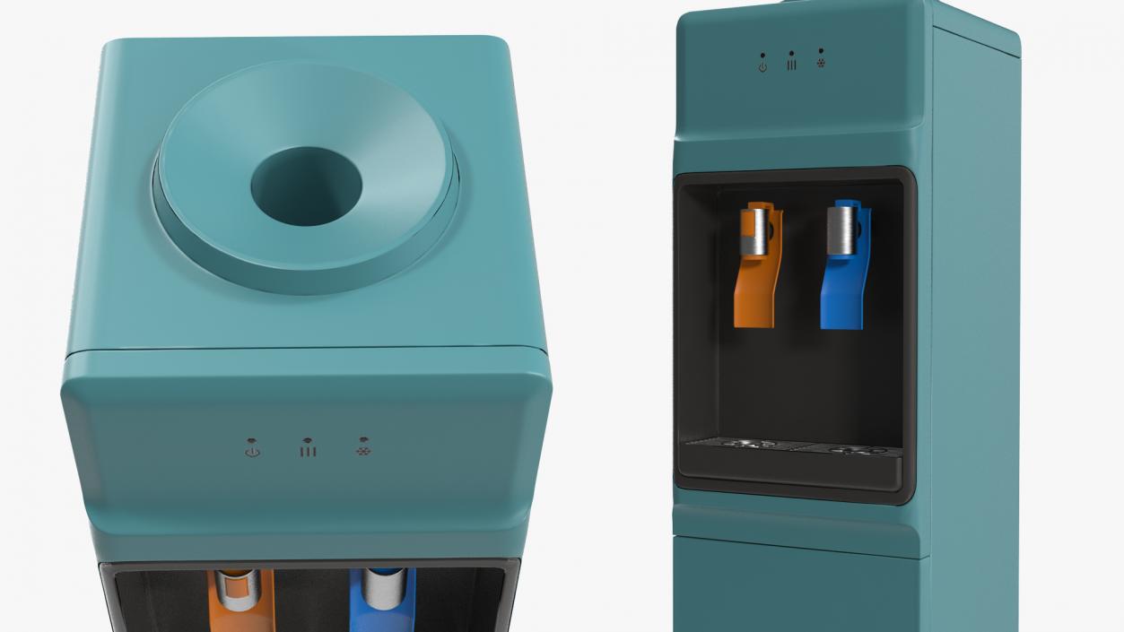 3D Bottleless Water Cooler Dispenser model