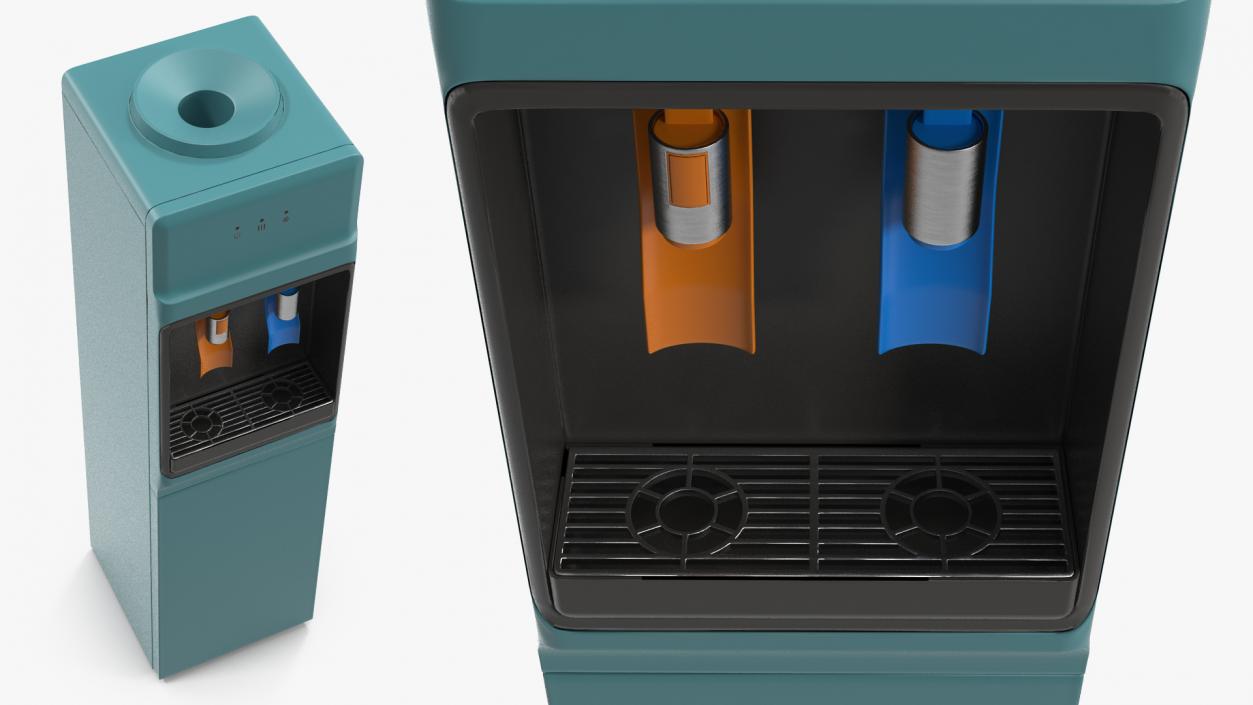 3D Bottleless Water Cooler Dispenser model