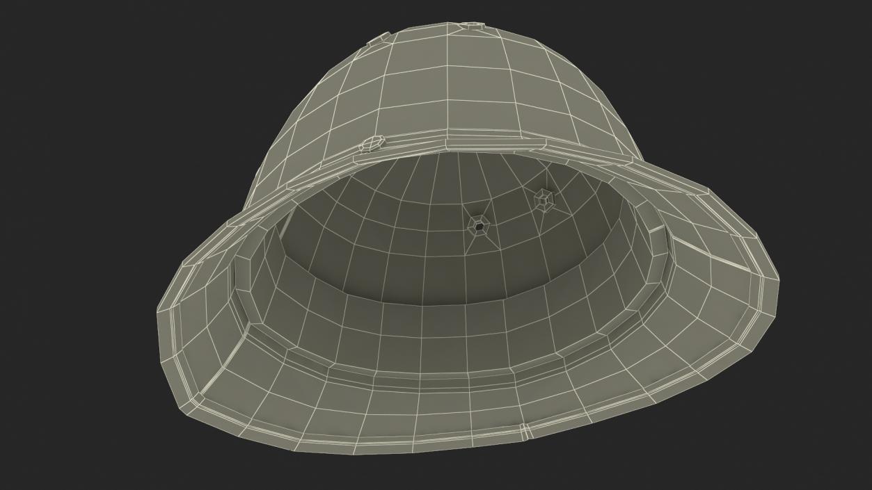 3D British Metropolitan Police Helmet Fur model