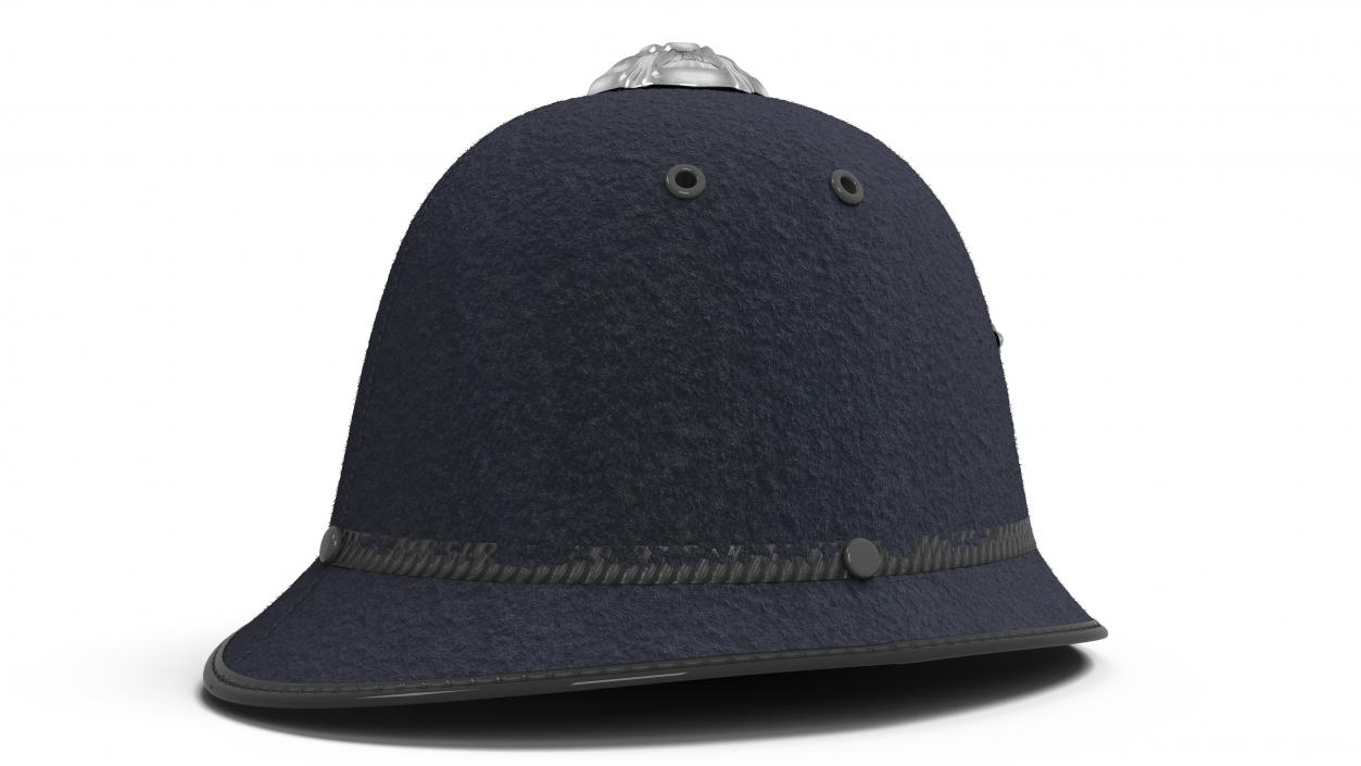 3D British Metropolitan Police Helmet Fur model