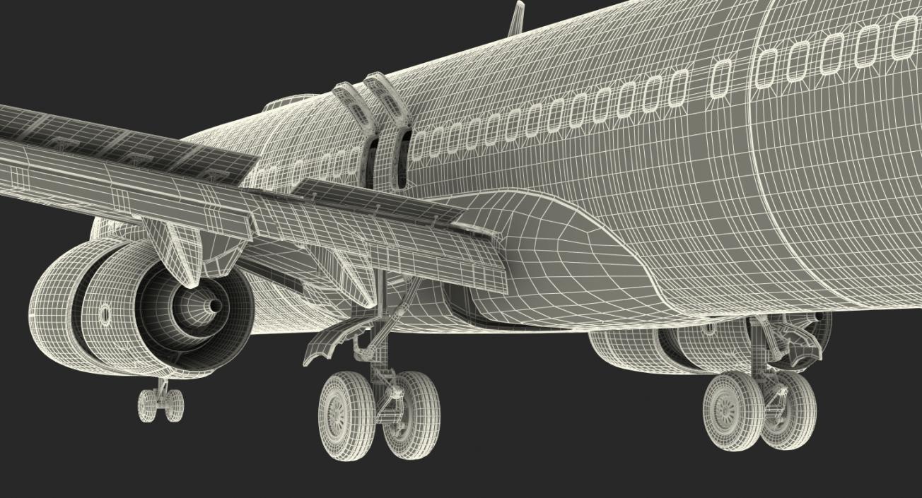 3D Boeing 737-900 with Interior and Cockpit Southwest Airlines Rigged