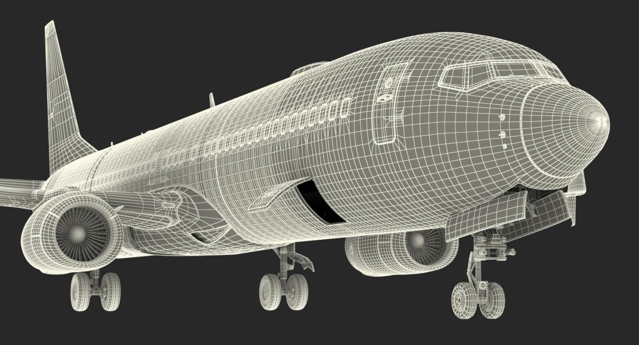 3D Boeing 737-900 with Interior and Cockpit Southwest Airlines Rigged