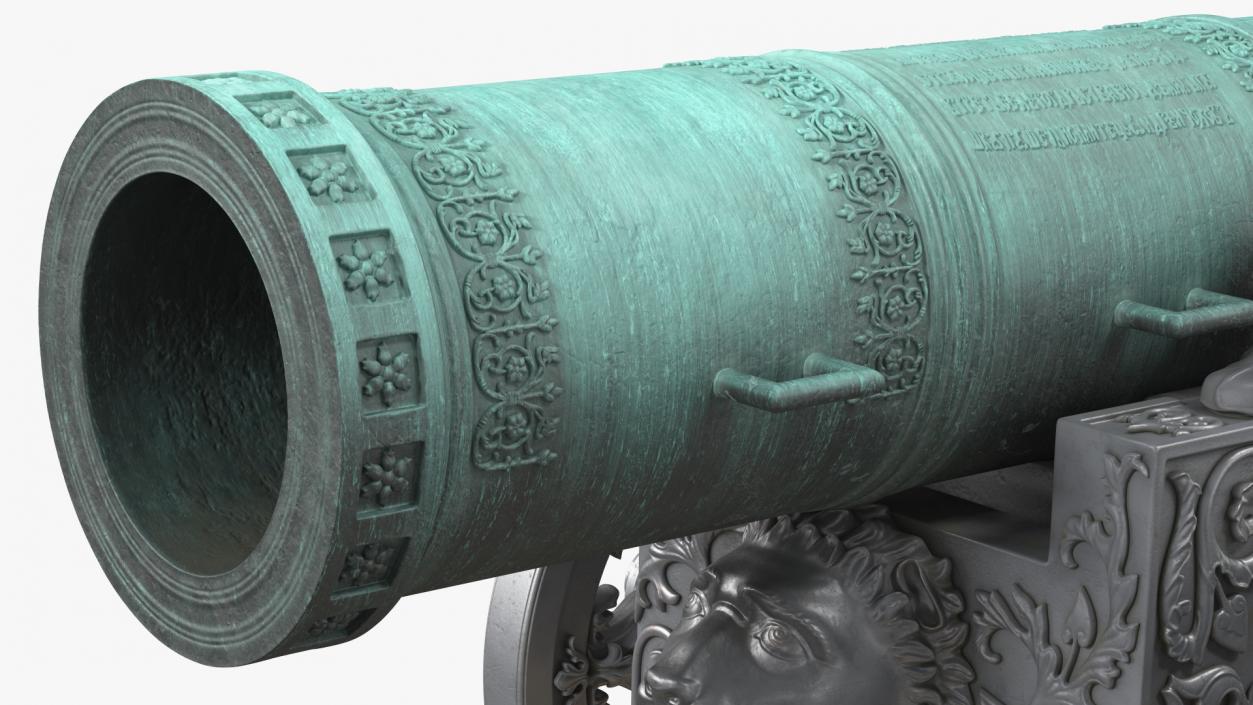 3D model Tsar Cannon Monument