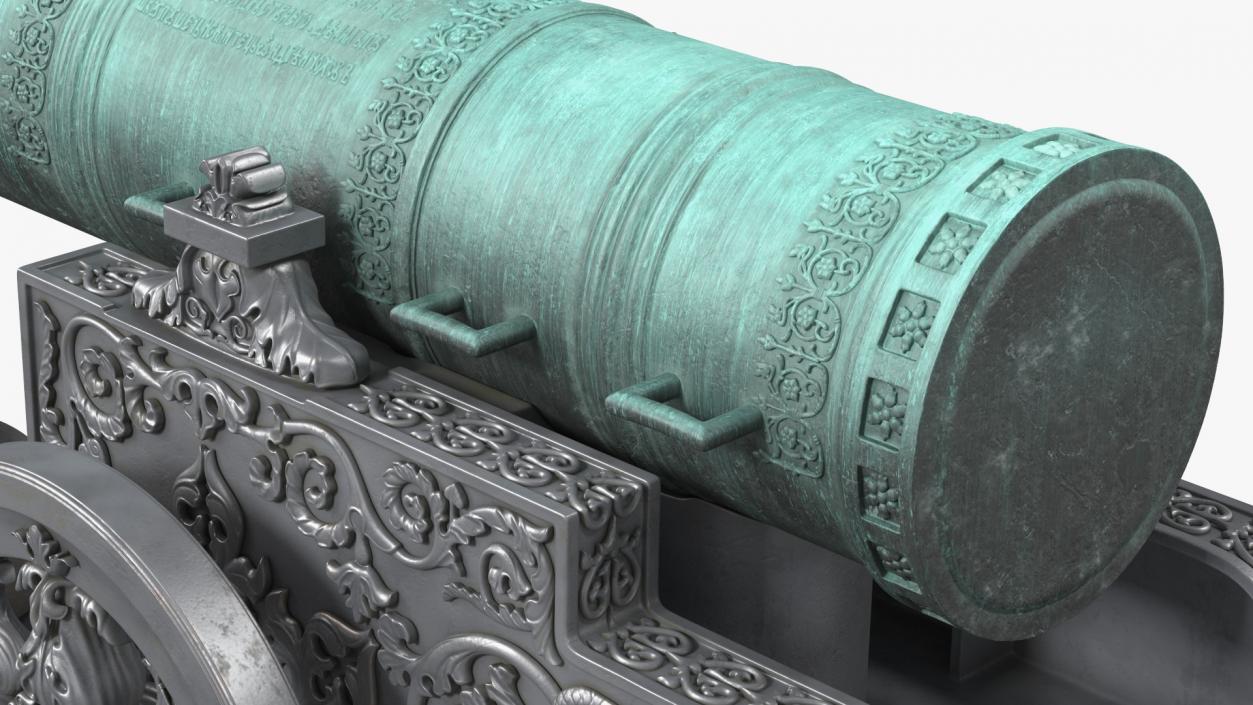 3D model Tsar Cannon Monument