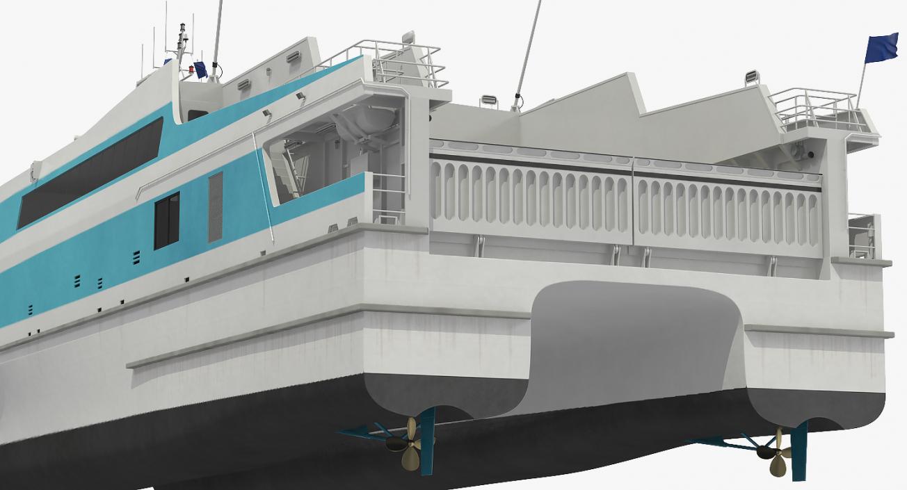 3D model Ferry Catamaran