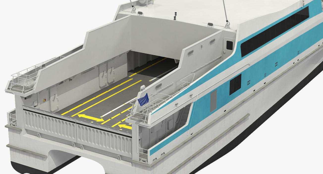 3D model Ferry Catamaran