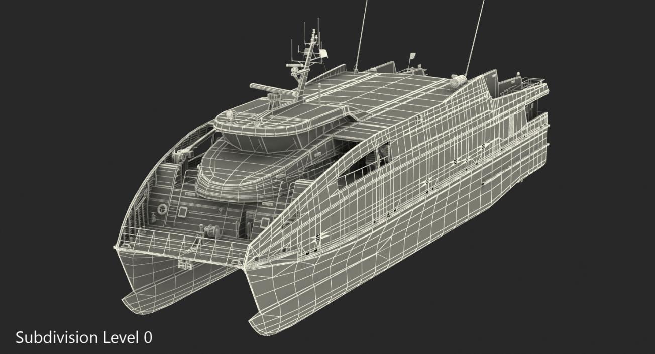 3D model Ferry Catamaran